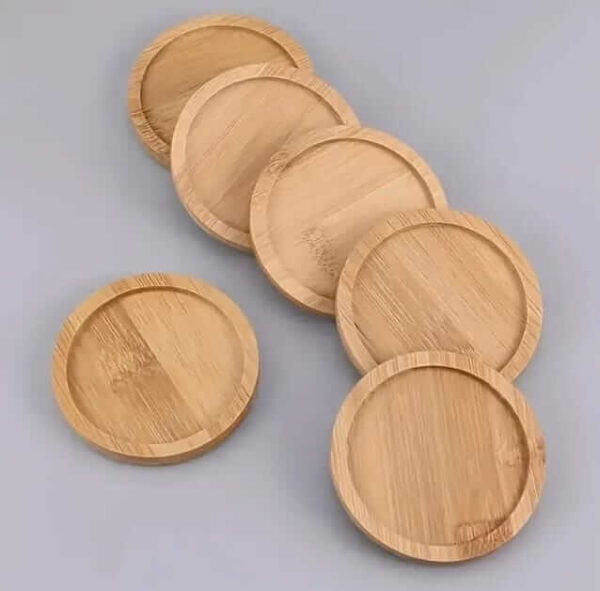 Base de madera multiuso redonda