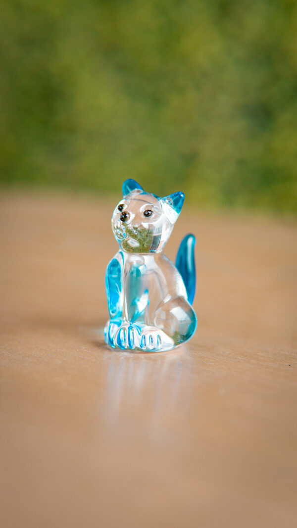 Gatos de cristal azul