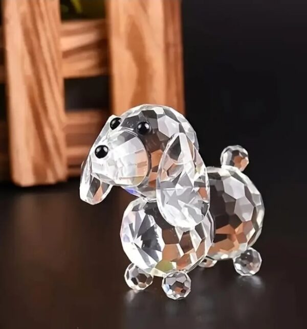 Perro salchicha de cristal