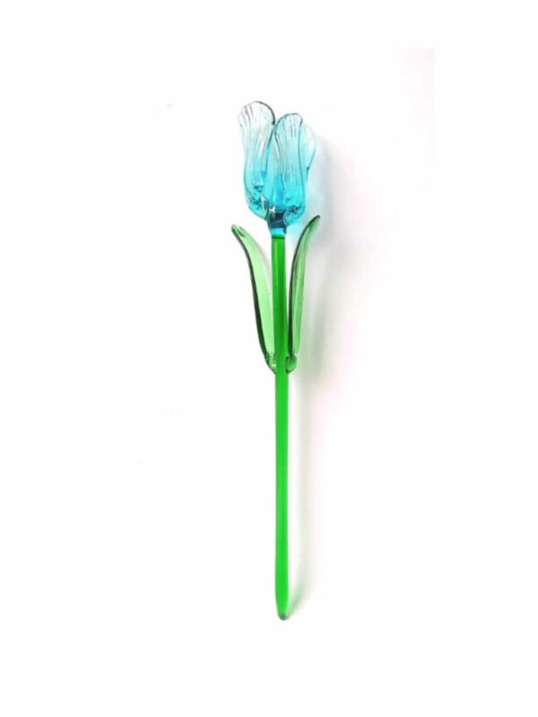 Tulipán en vidrio soplado